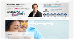 Desktop Screenshot of mjamesmortgages.com